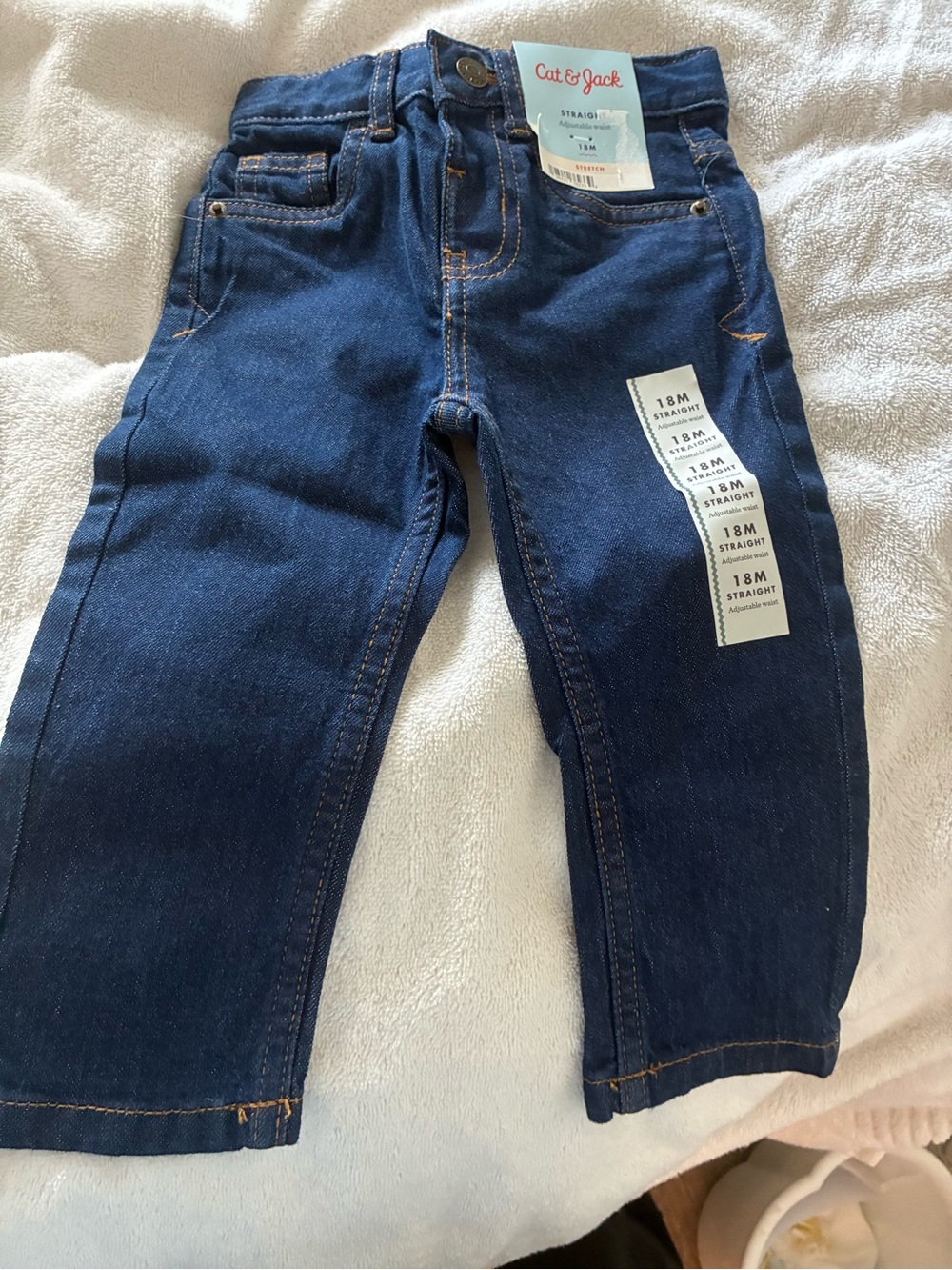 Cat & Jack Dark Blue Straight Jeans